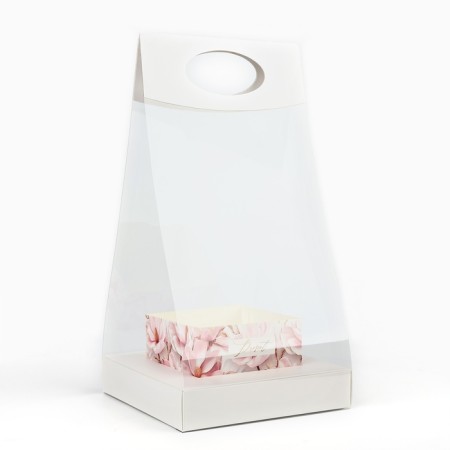 Box Gift folding carrion for colors, packaging, "tenderness", 20 x 20 x 4 cm-3