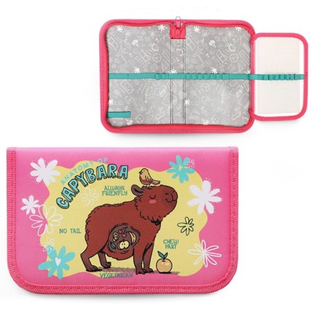 Penal 1 section 135 x 212 x 27 mm, hinged bar, textile, PCT 07-20 mAh "Capybara" 72015