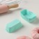 A set of baking shapes “Rib. Director”, silicone, 6 pcs, 8 × 4.5 × 2.5 cm, mint color
