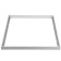 UFL-P60A 6060/H43 White frame for overhead and suspended installation of universal panels