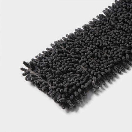 Nozzle for a flat mop of the share, 43 × 13 cm, microfiber booklies, color gray color-2