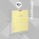 Notebook 12 sheets in the slanting ruler, Erichkrause Visio "Classic", cover coated cardboard, offset block, yellow