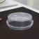 Container plastic disposable "Round", 125 ml, 9.3 cm with a control lock, the color is transparent