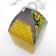Easter box "HB", green Khokhloma, 17 x 17 x 26 cm