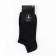 Male socks "trackers" Black color, size 25