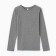 Longslit for a girl, dark gray color, height 164 cm