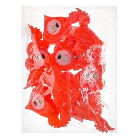 LED lamp "heart with wings", red glow-5