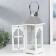 Climbing tree "Lantern - the veranda of the arch" White and silver set 2 pcs 36x14x14, 52x20x20 cm