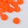 DECOR for creativity PVC "Half of raspberries" set of 20 pcs 1.1x1.1x0.6 cm