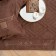 Cover with pillowcases "Bridget", size 230x250 cm, brown color