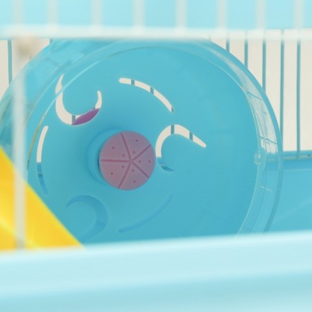 A cage for rodents "Pigzon" with a lock, 31 x 24 x 27 cm, blue-5