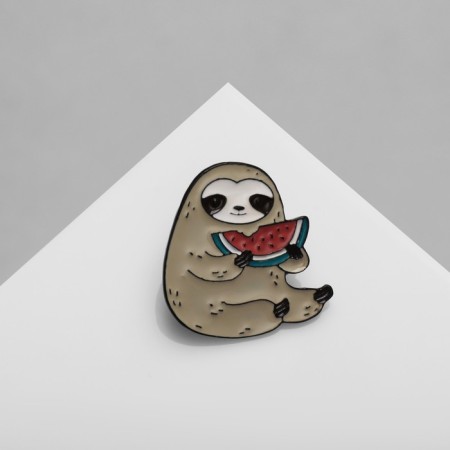 Lazvets icon with watermelon, colored in ferrous metal-1