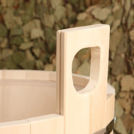 Gang of linden, 15 liters, round, plastic insert, "Dobroparov"-8