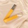Skzhpanitel curtains picked up, 35 × 2.5 cm, yellow color