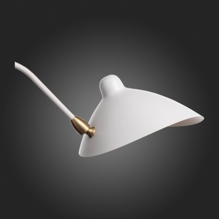 Wall lamp ST LUCE. SL305.501.02. SPRUZZO. 2x60 watts, e27, 18x75 cm, white color-10