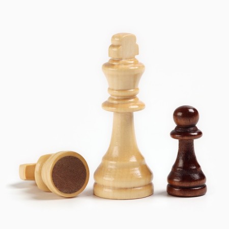 Board game 3 in 1 "Borodino": chess, checkers, backgammon, board wood 50 x 50 cm-6