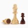 Board game 3 in 1 "Borodino": chess, checkers, backgammon, board wood 50 x 50 cm