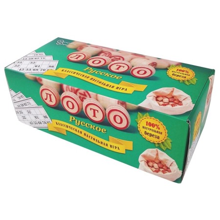 Board game "Russian lotto" in a cardboard box-5