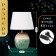 Board lamp with lampshade Risalux "Evita", E14, 40 W, 20 × 15 × 30 cm
