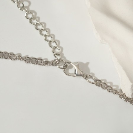 Piece "Cross" straight, color silver, l = 45 cm-2