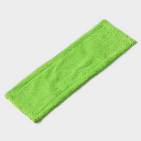 Nozzle for a flat mop of the share, 42 × 12 cm, microfiber, green color-1