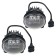 Farah LED AIRLINE, clear light border, 27W white, D-90 mm, in a set 2 pcs