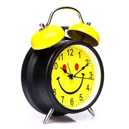 An alarm clock "Muzzle-smile", 17 x 11.5 cm, d-9 cm-1