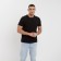 Men's T-shirt Minaku Slim Fit: Black color, rr 54