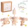 Gift set for newborns "Elephant", 3 soft rattles
