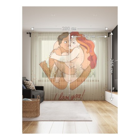 Photo "Natural Love", size 145x265 cm, 2 pcs-1