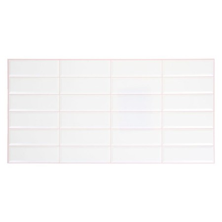 PVC tile panel white pink seam 955*480
