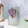 Postcard "Congratulations!" Letter with flowers, embossing, congruff, a5