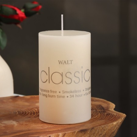 Candle-cylinder aromatic "jasmine", 6x10 cm-2