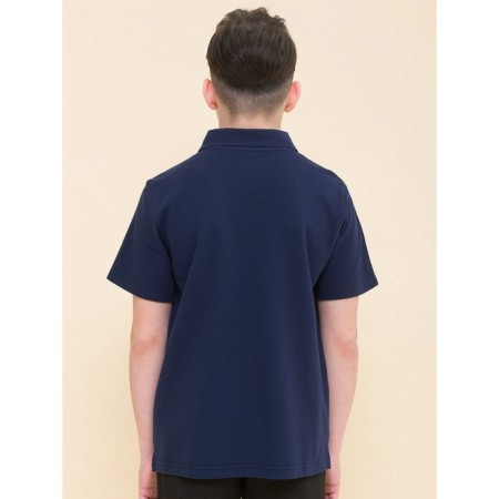 Polo for the boy Pelican, height 122 cm, dark blue color-3