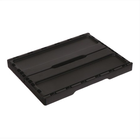 Folding box, plastic, 40 × 30 × 17 cm, black-4