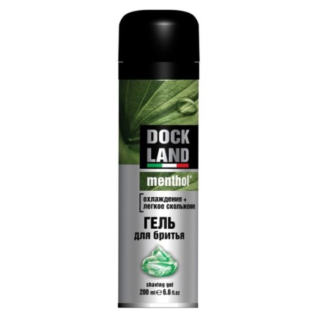 Dockland Menthol shaving gel, 200 ml