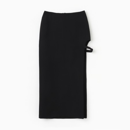 Women's skirt Midy Minaku: Classic Black Color, Rr. 42-7