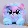 Children's fur bag "Pushstik", 15.5x12.7x4 cm
