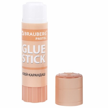 PVP 15 g glue Brauberg Pastel, 4pcs, blister 271250-6