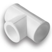 Aqualink tee, polypropylene, d = 75 mm
