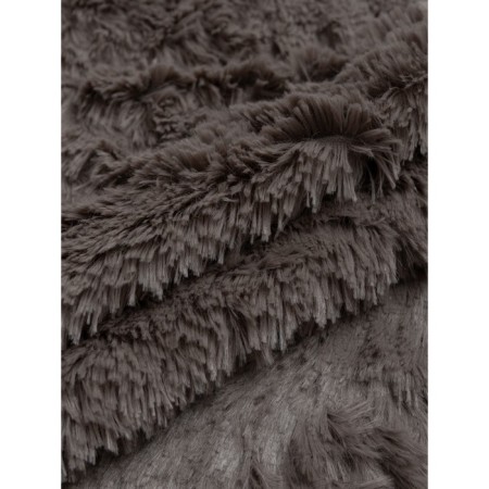 Buenas Noches blanket, size 160x220 cm, brown color-3