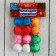 Set of balls plastic D-3 cm, 12 pcs "Textile gloss" mix