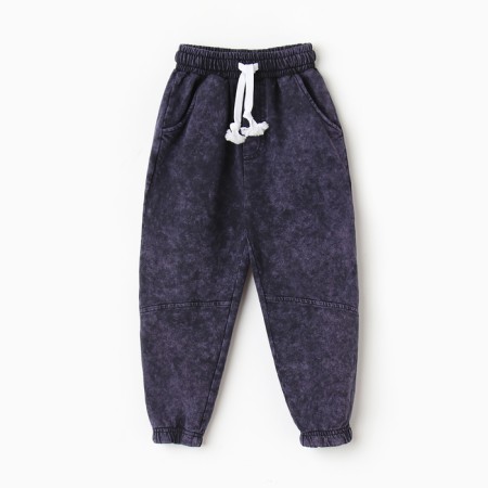 Pants for a boy, dark blue color, height 104