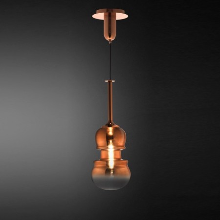 Lumber of the suspended Mantra Sonata, E27, 1x20W, 750 mm, Copper color-1