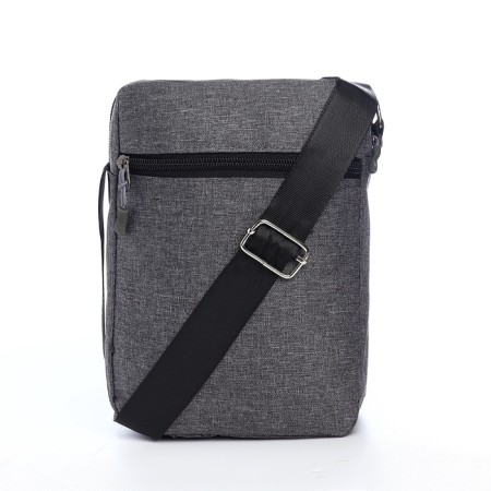 Male bag, gray color-3