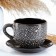 Tea couple "Tea" 0.5l / 12x7.5cm + saucer 15cm, marble