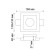YESO lamp, 50 W, GU10, white color, D = 132mm