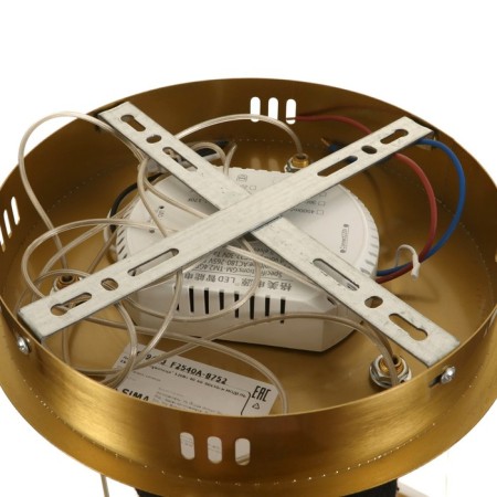 Semi-ring chandelier LED 120W brass 40-60-80x50cm Bayerlux-10