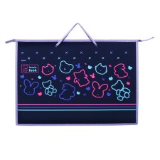Folder for drawings and drawings A3, 460 x 345 x 50 mm, with plastic handles, lightning from above, Hatber 