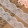 Capricon lace, 40 mm × 10 ± 1 m, white color